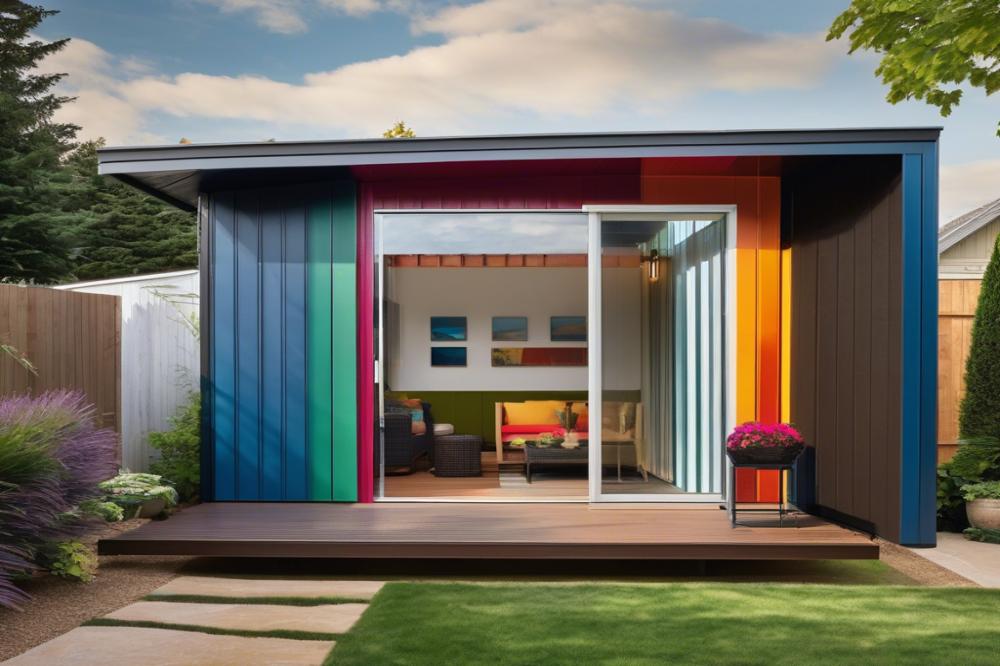 Exploring The Impact Of Color Palettes On Modern Shed Architecture