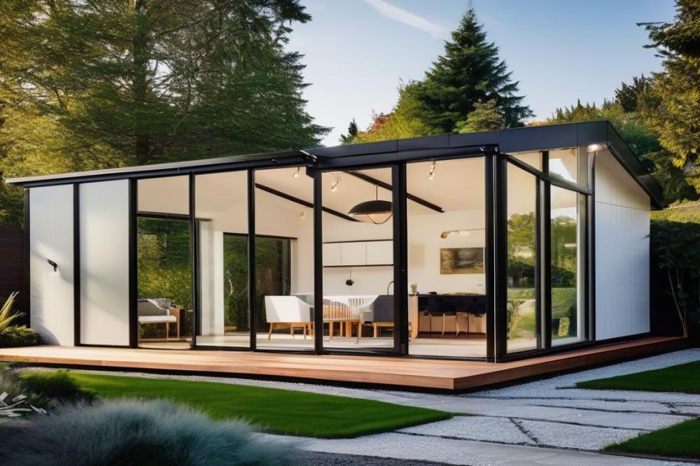 Maximize Light And Style: Discover The Benefits Of Glass Walls In Modern Shed Designs