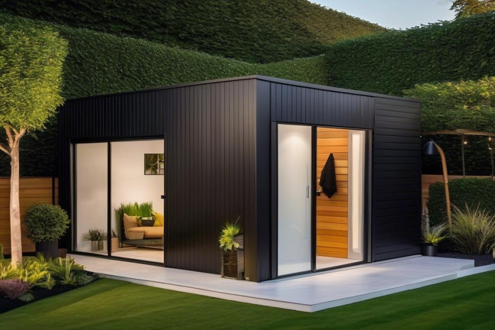 Maximize Your Small Backyard: Stylish And Functional Compact Modern Sheds