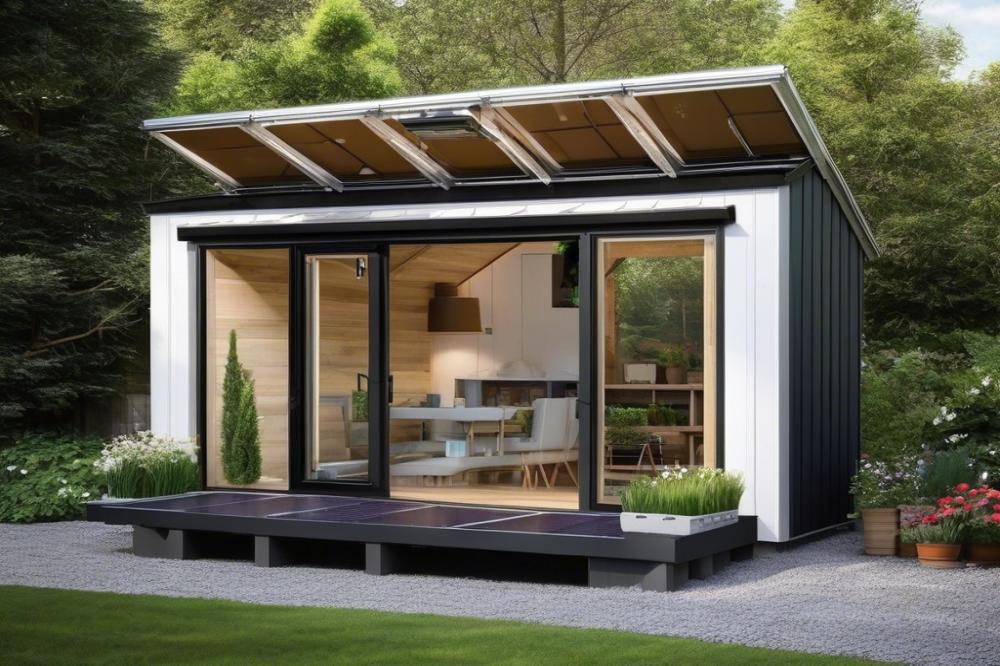 Maximizing Energy Efficiency: Incorporating Solar Panels Into Modern Shed Roofs